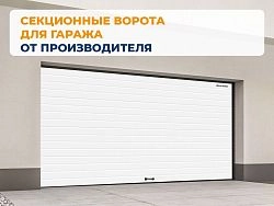 Cекционные ворота 2500х2100 мм белые DoorHan RSD02