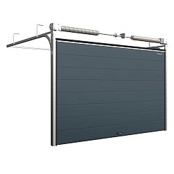 Cекционные ворота 2500х2050 мм антрацитовые DoorHan RSD02